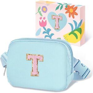 Fanny Pack for Girls T Blue Chenille